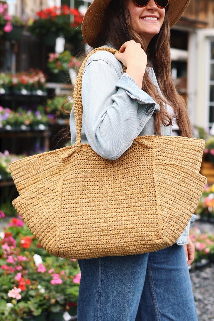 Marisol Basket Tote Crochet Pattern — Two of Wands